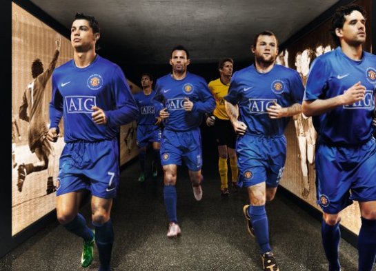 Manchester United third kit 2008 / 2009