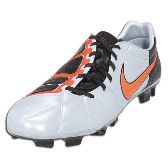 NIKE T90 LASER III PLATINUM/ ORANGE BLAZE/ BLACK