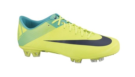 Nike Mercurial Vapor Superfly III Football boots in Volt/Imperial Purple/Retro to be worn by Ronaldo, Ozil Walcott & More 