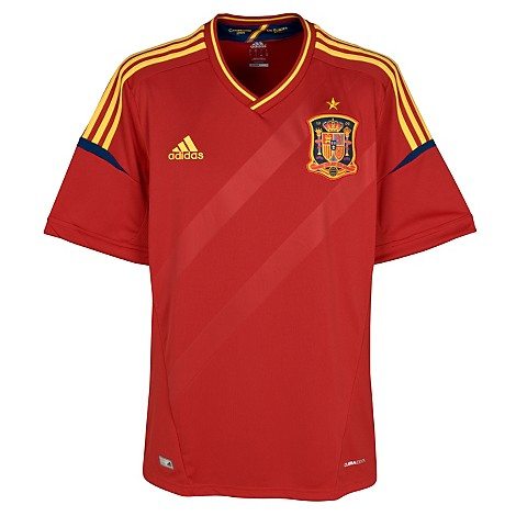 adidas reveal the new Spain Home Shirt for 2012-13, which the world champions will wear