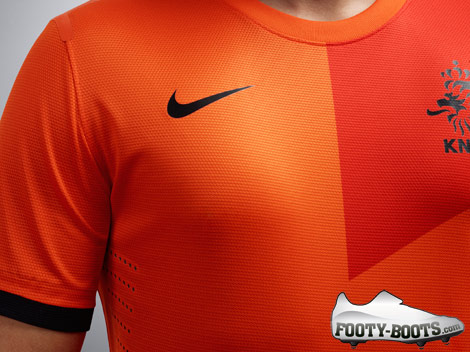 Holland Euro 2012 Home Shirt's chest detail