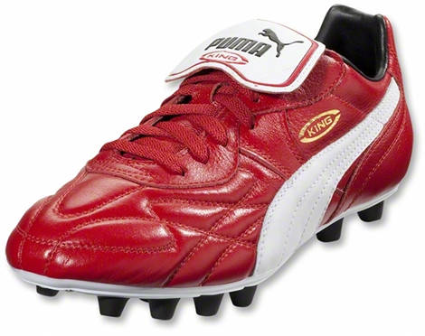 puma red and white boots