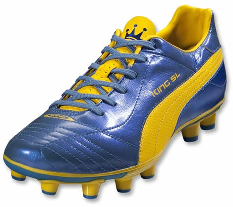 PUMA KING SL – BLUE METALLIC / DANDELION