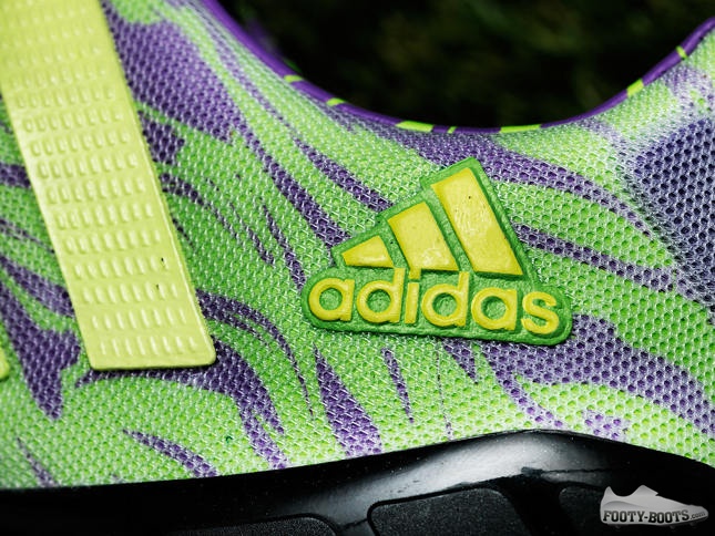 Detail shot of the miadidas NitroCharge 1.0 Camo.