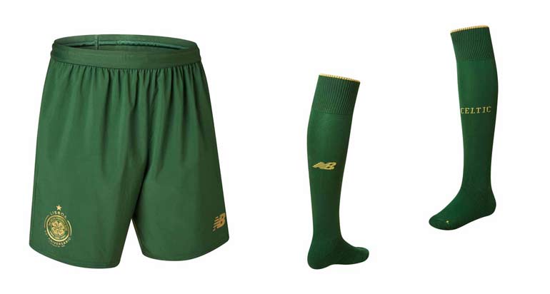 Celtic Shorts and Socks Away shirt 2017-18