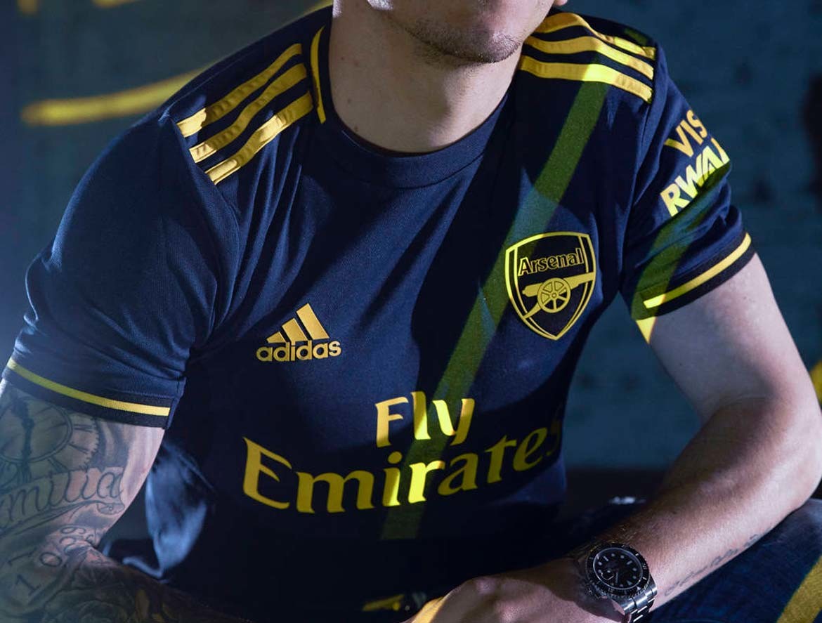 arsenal adidas third kit