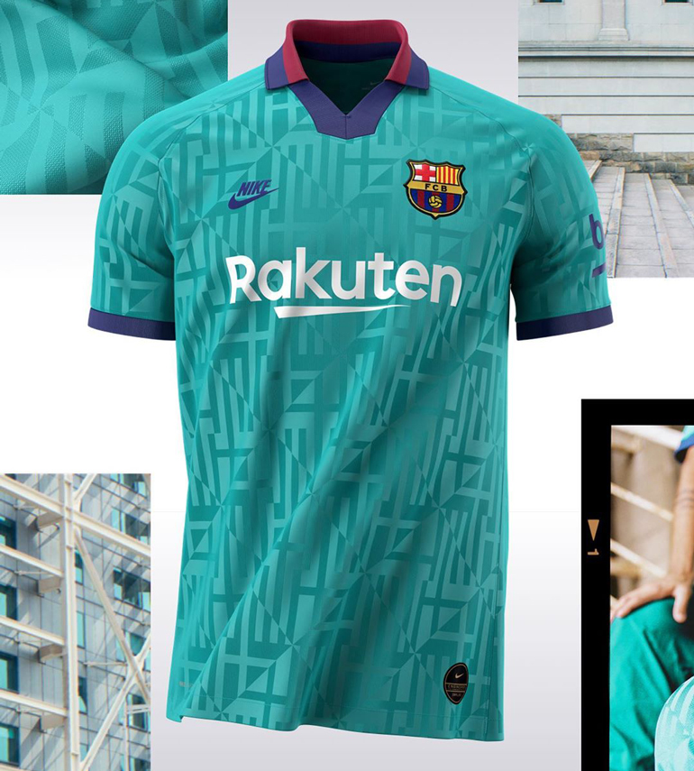 barcelona third kit jersey